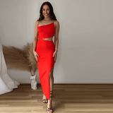Vestido Veronique Longo VIEUX OFICIAL